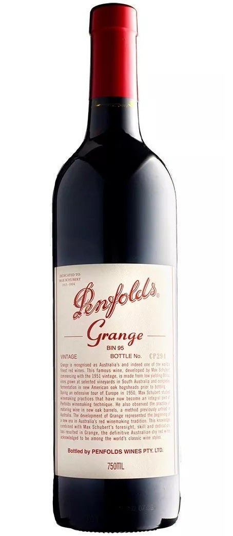 Penfolds Bin 95 Grange 2018 Shiraz Wine